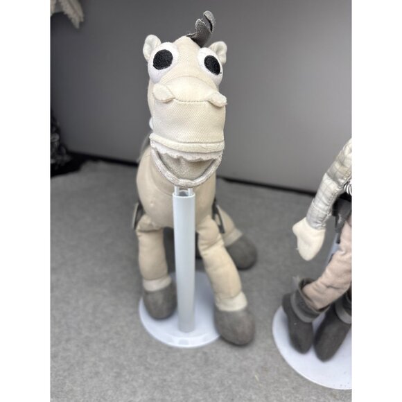 Woody & Bullseye Sheriff & Horse Plush Set Black & White 13" & 12" - Picture 7 of 12
